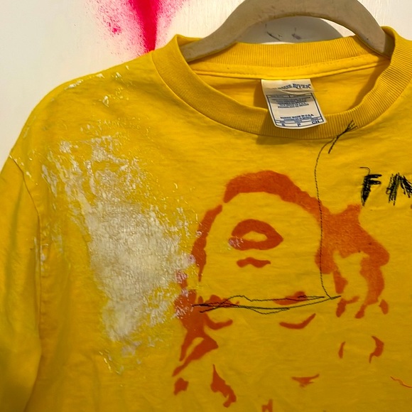 Size small upcycled Tennessee River Marilyn Monroe vintage art t-shirt - Picture 1 of 4